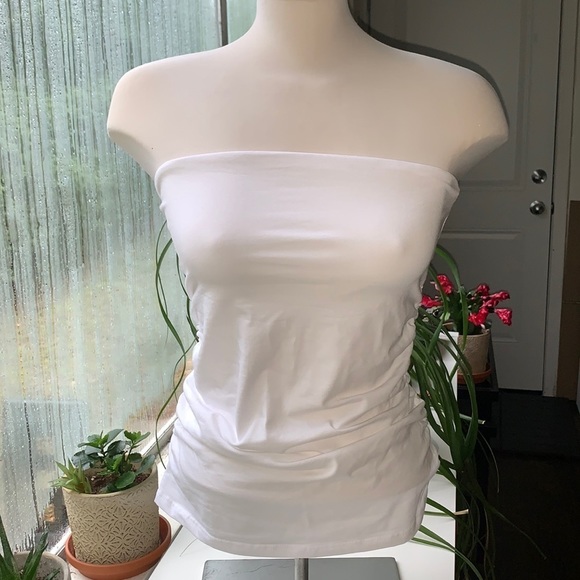 KISMET Tube Top White Bodycon Medium Sexy Tube Top - Picture 5 of 7
